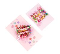 Générique 3D Birthday Card | 3D Spring Egg And Bunny Keepsake,Easter Heartfelt Greeting Card,for Teachers Friends Family Wife Husband Girlfriend Mother Father