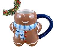 Générique 3D Christmas Mug, Unique Shaped Christtmas Mugs, Awesome Novelty Coffee Cups, Eye-Catching Style Ceramic Christmas Character Mug, Cute Mugs Holiday And Birthday Gift
