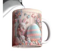 Générique 3D Coffee Mug - Coffee Mug | Easter 3D Rabbit Ceramic Cup,Animal Mugs with Large Caliber, Easter Party Supplies for Men Women Boys and Girls gift that will impress your loved on any