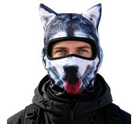 Générique 3D Funny Cat Ears Ski - Windproof Novelty Cosplay Face Cover | Soft and Warm Cloth Material Featuring a Playful 3D Animal Ears Design and Windproof Coverage, Engineered to Provide Comfort