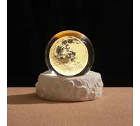 Générique 3D Galaxy Globe Crystal Ball Night Light,Valentine’s Day 3D Planet Crystal Ball Lamp,Planet Model Astronomy Sphere Decor Light with Base,for Christmas,New Year,Birthday Gifts