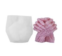Générique 3D Hand candleMold - 9.5x9.5x6.6cm Silicone Mold, Creative Hand Shaped Mold for candleMaking, Resin Casting | Arm candleMold for Crafting, Baking, Home Decoration, Gift Making
