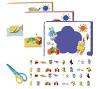 Générique 3D Handmade Origami Book, Easy Handmade Craft 3D Paper Models, Fun DIY Paper Craft Kit for Home Decor, Bookshelf Decoration (Mix)