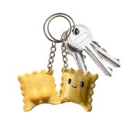 Générique 3d Keychain Printed, Cute Ravioli Keyring, Cartoon Style Key Chain, Decorative Bag Charm Accessory Sturdy Lightweight Design for Purse Wallet Backpack Women Men Stocking Stuffers Use