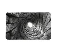 Générique 3D Optical Illusion Door Mat, Machine Washable Soft Doormats, Dirt Trapper Doormat, Abyss Illusion Non-Slip Doormat for Inside, Front Back Door, Bathroom Bedroom, Pets and Dogs