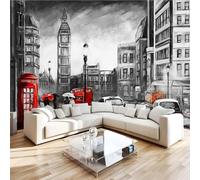 Générique 3d Papier Peint Intissé Big Ben Panoramique Photo Poster Mural 300x210 Impressionnisme DéCoration Revetement Murale Fresque Pour Salon Et Chambre Couloir Restaurant2f26