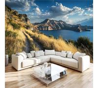 Générique 3D Papier Peint Nature Sauvage Lacs De Montagne Panoramique intissé Murale Papier Peint xxl Fresque Murale Moderne Peinture Murale Décorative pour Salon Chambre 500x280 10yf97