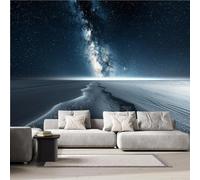 Générique 3D Papier Peint Panoramiqu Ciel étoilé Paysage Panoramique intissé Murale Tranquillité Nature Papier Peint xxl Fresque Murale Peinture Murale Décorative pour Salon Chambre 250x175 36f330