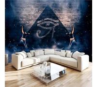 Générique 3D Papier Peint Panoramiqu L'Égypte L'Œil D'Horus Panoramique intissé Murale Mystère Art Papier Peint xxl Fresque Murale Peinture Décorative pour Salon Chambre 350x256 22f101