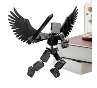 Générique 3D-Printed Articulated Model - Multi-Jointed Figure, High-Tactile Fidget Toy, Posable Artist Reference Mannequin, Desktop Decor, Stress Relief Motion Statue | for Adults