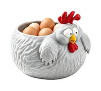 Générique 3D Printed Fun Chick Bowl 3D Printed Decorative Chicken Container