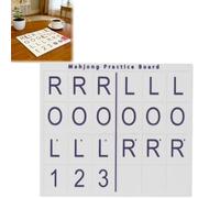 Générique 3D Printed Mahjong Solo Practice Board, Portable Tile Pattern Learning & Strategy Practice Boards, Compact Mahjong Learning Tools for Beginners & Enthusiasts