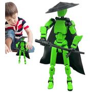 Générique 3D Printed Movable Robot,Articulated Figure Robot, Movable 3D Printed Mannequin Toys | Unique Collectibles, Posable Figure, Sensory Toy for Kids Teens Adults