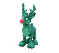 Générique 3D Printed Reindeer, Articulated Animal Model, Christmas Decoration Toy, Resin Craft Details, Collectible Holiday Figurine, Home Office Bedroom for Living Room Bookcase Display Use