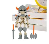 Générique 3D Printed Skeleton, Multijointed Movable Figure, 1.61x3.86in Collectible Action Toy, Authentic Lightweight Design, Portable Travel Size for School, Girl, Boy, Birthday, Home