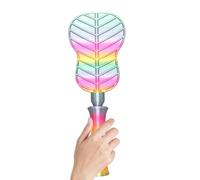 Générique 3D Printed Telescopic Card Wand with Tap-to-Pay Function | 12-15 inch Retractable Credit Card Holder | Magic Style Contactless Payment Accessory | Unique Rainbow Color Novelty Gift
