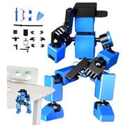Générique 3D Printed Toys - ABS 5x9.5cm | Movable Robot Action Figure, Flexible Changeable 3D Printed Model Toy | for Painting Photography Desktop Decoration Collecting Friends Gift Creative Display