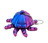 Générique 3D Printed Wallet Ornament, Jellyfish Keychain Charm, Flexible Joints Fidget Toy, Portable Backpack Decoration, Beach Theme School Office, Kids Teens Collectors Travel Accessories Gift Idea