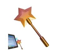 Générique 3D Printing Funny Star Stick Stick Credit Card Holder for Contactless Payment for Kids Store Supermarket Restaurant, Macaroons (Gold)