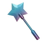 Générique 3D Printing Funny Star Stick Stick Credit Card Holder for Contactless Payment for Kids Store Supermarket Restaurant, Macaroons (Blue)