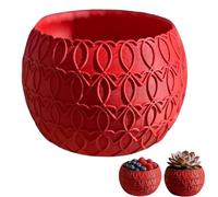 Générique 3D Printing Valentine's Day Heart Pattern Candy Dish,Multi-Use Snack Bowl and Flower Vase Decor,Creative Love Dessert Candy Salad Basin for Kitchen Dining and Romantic Entertaining