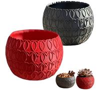 Générique 3D Printing Valentine's Day Heart Pattern Candy Dish,Multi-Use Snack Bowl and Flower Vase Decor,Creative Love Dessert Candy Salad Basin for Kitchen Dining and Romantic Entertaining