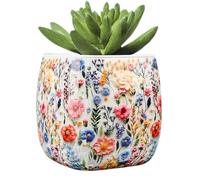 Générique 3D-Puzzle Planter Pot | Indoor Vase Puzzle, Jigsaw Planter DIY Flower Pot,Decorative Home Accent for Indoor Plants Crafts Art Jigsaw Adults Women and Men Gift Home Decor and Hobbies