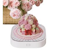 Générique 3D Rose Memo Pad Calendar - Creative Paper Sculpture Calendar, 4 Inch 3D Memo Pad with Tear Off Sheets, Premium Paper Art Calendars with Layered Sculpture, Desktop Calendars Gift