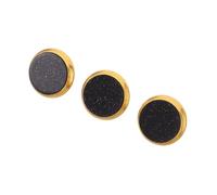 Générique 3pcs Boutons de Trompette de Rechange en Métal Grès Bleu pour Performances sur Scène, Accessoires Élégants Minimisant la Friction et Facilitant la Mise à Niveau