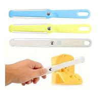 Générique 3PCS Fromage Beurre Trancheuse Éplucheur Cutter Outil Pizza Diviseur Foie Trancheuse Gras Avec Fil Épais Dur Poignée Souple, Fil Gadgets De Cuisine
