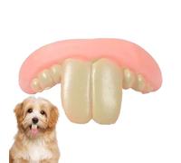 Générique 3pcs Fun Dog Teeth Braces Toy - Creative Ugly Fake Teeth for Dogs, Unique Easy to Clean Anti Bite Dog Buckk Teeth for Parties Christmas Festivals Dog Present
