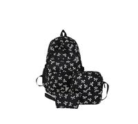 Générique 3PCS große Kapazität Rucksack für Mädchen Frauen - Mädchen ästhetische Schultaschen mit Schultertasche & Handtaschen, für Teen, College, Primar und Sekundar (B#)
