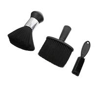 Générique 3pièces Brosse De Nettoyage Pour Cheveux De Salon Brosse à Épousseter Pour Coiffeurs Et Barbier Outil De Nettoyage Multifonctionnel Pour Cheveux Et Barbe