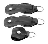 Générique 3pièces Étui Cuir pour Guitare Clé USB Pratique Et Sac De Rangement Plectre pour Musiciens Accessoire Portable