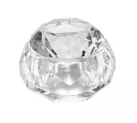 Générique 3xNail Art Dish Bowl Verrerie En Cristal avec Couvercle pour Clair