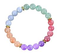 Générique 4 Aimanté Cadeau Avec Anneaux Bracelet Design Highlights Individual Charm Naturelle Pour Choix Phrases Bijoux (Purple, One Size)