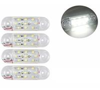 Générique 4 Feux de Position Avant Blanc LED 24V Feu de Gabarit Pour Camion VTT Poids Lourds Vehicules Agricoles