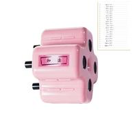 Générique 4-in-1 Math Stamp Roller - Press-Type Scroll Roller Digital Teaching Stamps | Quick Drying Ink Math Stamp Rolleer | Number Rollerr Stamps Suitable for Preschool Learning