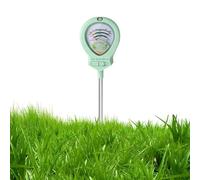 Générique 4-in-1 Soil Meter ABS Aluminum Copper Zinc Alloy 3.3x6.7x27.5cm Battery Free Tester for Moisture Light PH Fertility Garden Lawn Farm Greenhouse Use