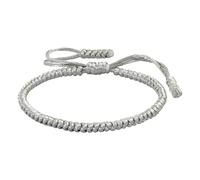 Générique 4 Messages Bracelet En Bijoux Adjustable Woven Rope Knot Bracelets For Mens Womens En Élastique Homme Ensembles Bracelet (Grey, One Size)