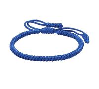 Générique 4 Messages Bracelet En Bijoux Adjustable Woven Rope Knot Bracelets For Mens Womens En Élastique Homme Ensembles Bracelet (Blue, One Size)