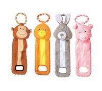 Générique 4 Pack Squeaky Plush Dog Toys Durable Chew Toys for Dogs Interactive Bite Resistant Stuffed Ţoys for Small Medium and Large Dogs Teething and Stress Relief Dog Chew Squeaky Sound Ťoys Set