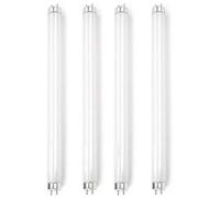 générique 4 Pack T8 Tubes Fluorescents 450mm 15W, T8 Blanc Froid 6500K, Base G13, Faible Consommation D'énergie, éclairage D'urgence à économie D'énergie, Pour Cuisine, Salle De Bain, Armoire, Garage