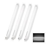 Générique 4 Pack T8 Tubes Fluorescents 600mm, 18W T8 Blanc Froid 6500K, Base G13, Faible Consommation D'énergie, éclairage D'urgence à économie D'énergie, Convient Pour Cuisine,Salle De Bain, Armoire