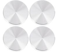 Générique 4 Patins Antidérapants Ronds en Alliage d'Aluminium Ø50 MM M8 pour Plateau de Table en Verre Adaptateurs pour Tables Basses Meubles et Bureaux Disque Solide pour Fixation