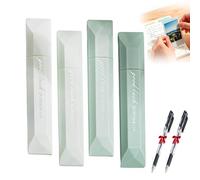 Générique 4 Pcs Double Sided Tape Pens,2026 New Scrapbooking Double Sided Tape Roller,High Viscosity Glue Tapes Roller Pen,For Scrapbooking, Gift Wrapping,School Office Diy Crafts (Green, SIZE)