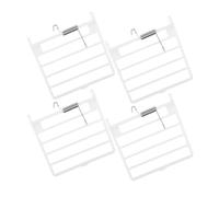 Générique 4 pièces Accessoire Porte Ressort pour Cage à Oiseaux Compatible Perroquets et Pigeons Structure Fixe Anti-Evasion Facile à Installer pour Sécurité Cage Volaille