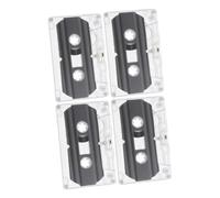 Générique 4 Pièces Bande Audio Vierge Cassettes Cassette Audio Enregistreur D'Enregistrement Cassettes De Couleur Bande Invisible CD Vierge Bandes Audio Enregistrables Cassette Vierge De 30