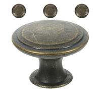 Générique 4 Pièces Boutons de Tiroir Poignée de Porte 30 Mm Vintage Classique Élégante, Installation Facile pour Armoire et Commode Cuisine et Chambre