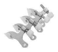 Générique 4 Pièces Butoir de Porte en Alliage de Zinc Réglable Structure Triple Bras Type K, Durabilité Étendue et Compatibilité pour Portes Écoles et Locaux Commerciaux